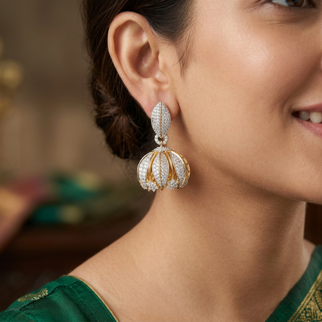 Crownleaf GJ Jumka with Ornamental Bell Frame Detailing