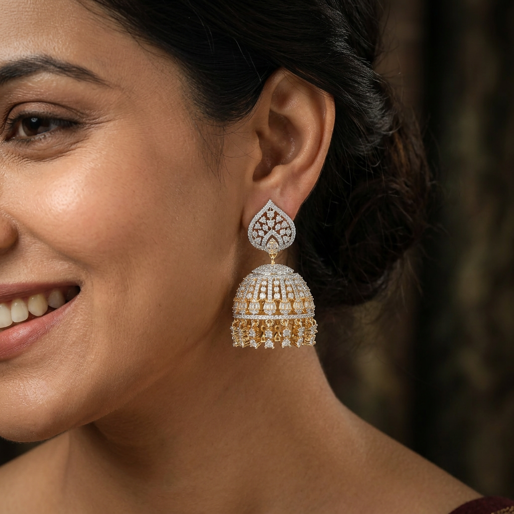 Structured Dome GJ Jumka with Open Crystal Arrangement