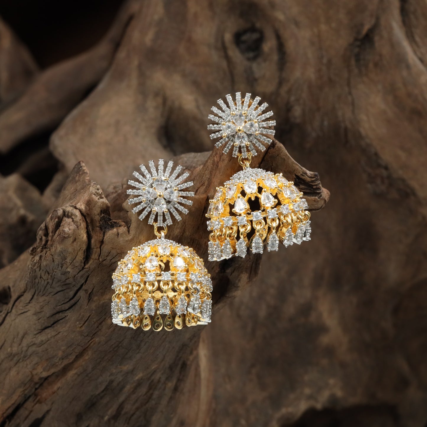Dazzling lattice Gj Jumka with rounded hanging styling
