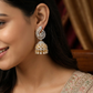 Glittering dome Gj Jumka with paisley connector detailing