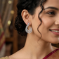 Jasmine Curve Stud with Expanding Petal Placement
