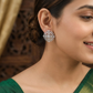 Velvet Orbit Wheel Stud with Radiating Border Detailing