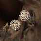 Velvet Orbit Wheel Stud with Radiating Border Detailing