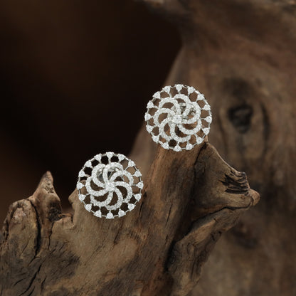 Zenith Orbit Frame Stud with Radiant Circular Arrangement