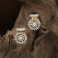 Bloomcrest Disc Stud with Radiating Petal Layout