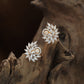 Framed Bloom Stud with Decorative Marquise Detailing
