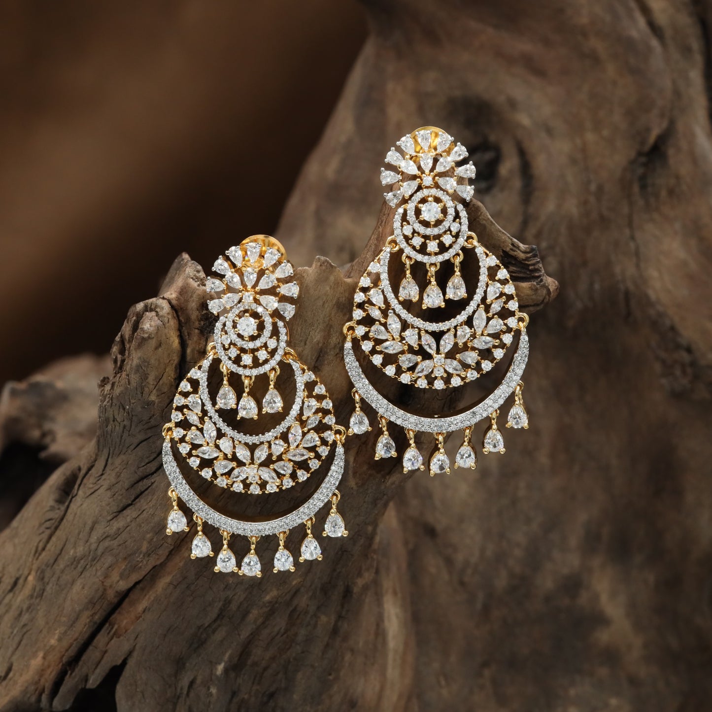 Moon Arch GJ Hanging with Tiered Crescent Frames and Hanging Tassels