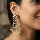 Decorative Pearl Hanging with Structured Blossom Layout