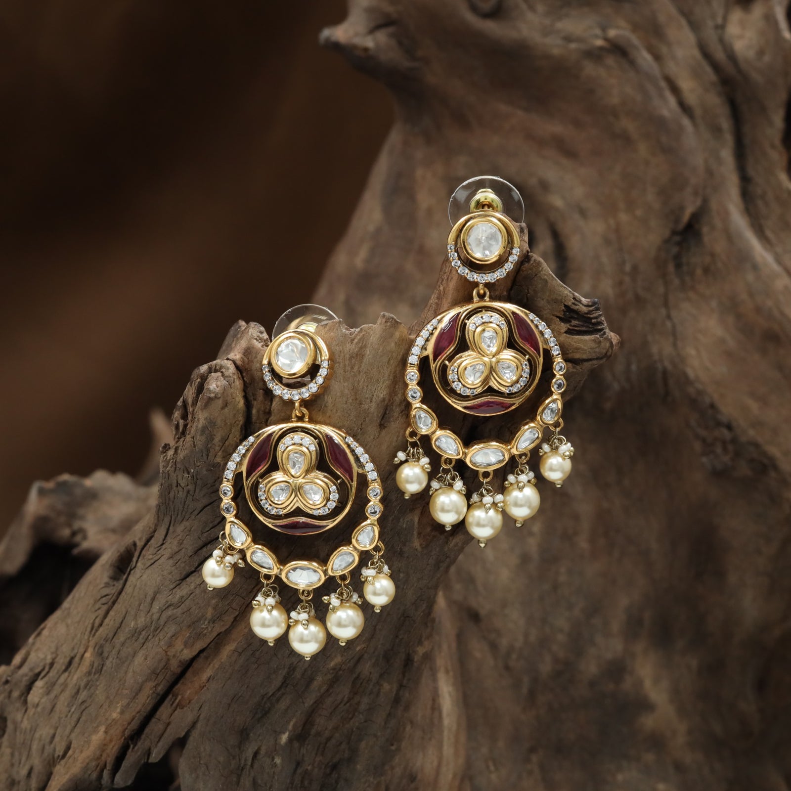 Decorative Floral Hanging with Raised Circular Formation