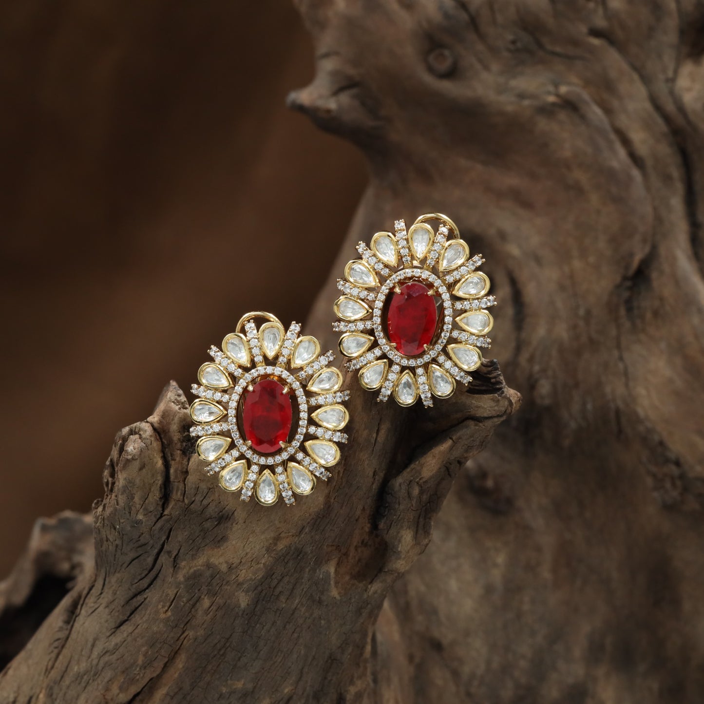 Decorative Blossom Stud with Raised Border Formation