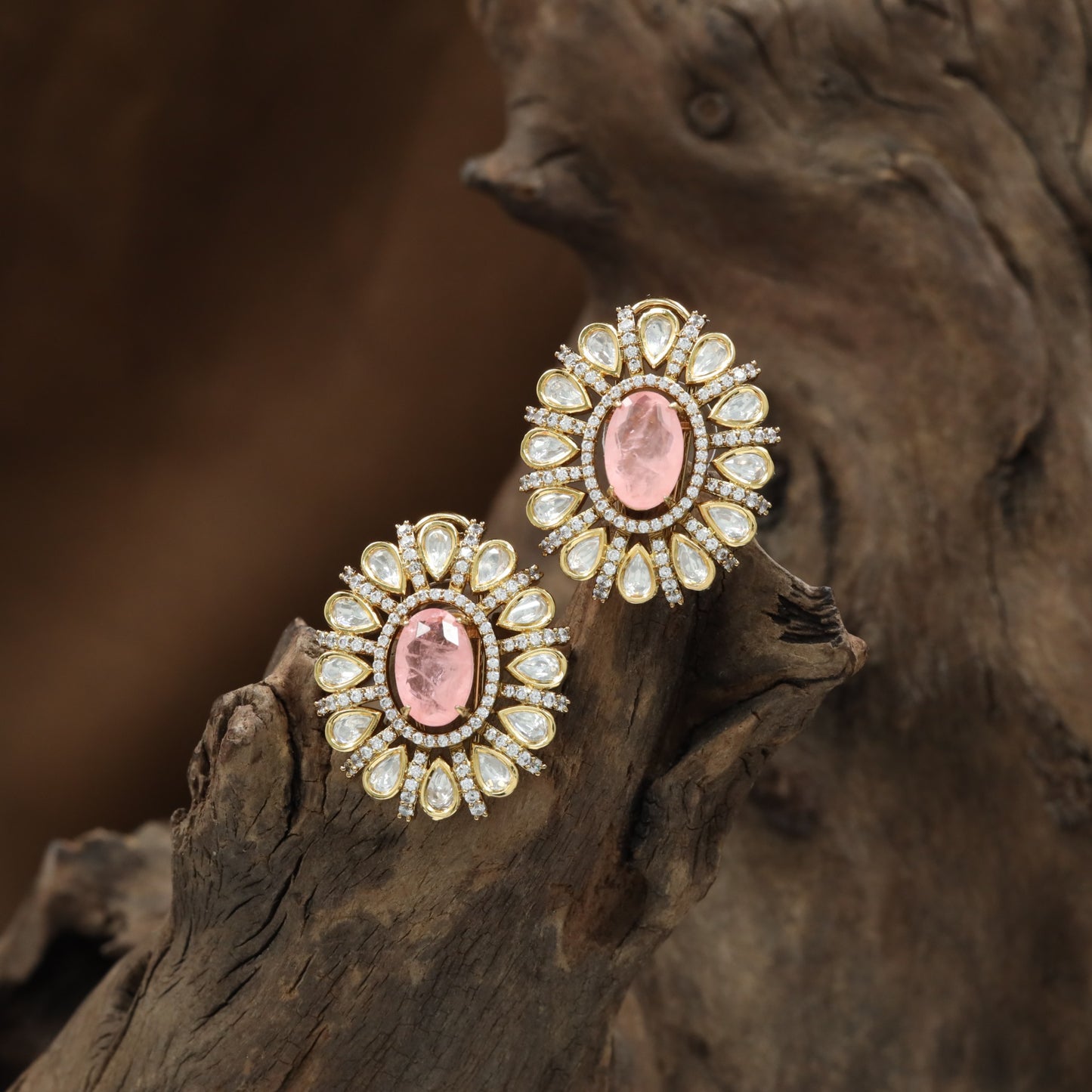 Decorative Blossom Stud with Raised Border Formation