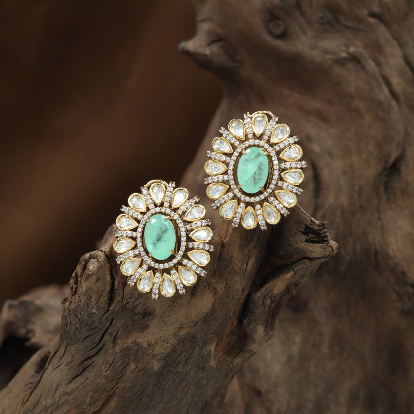 Decorative Blossom Stud with Raised Border Formation