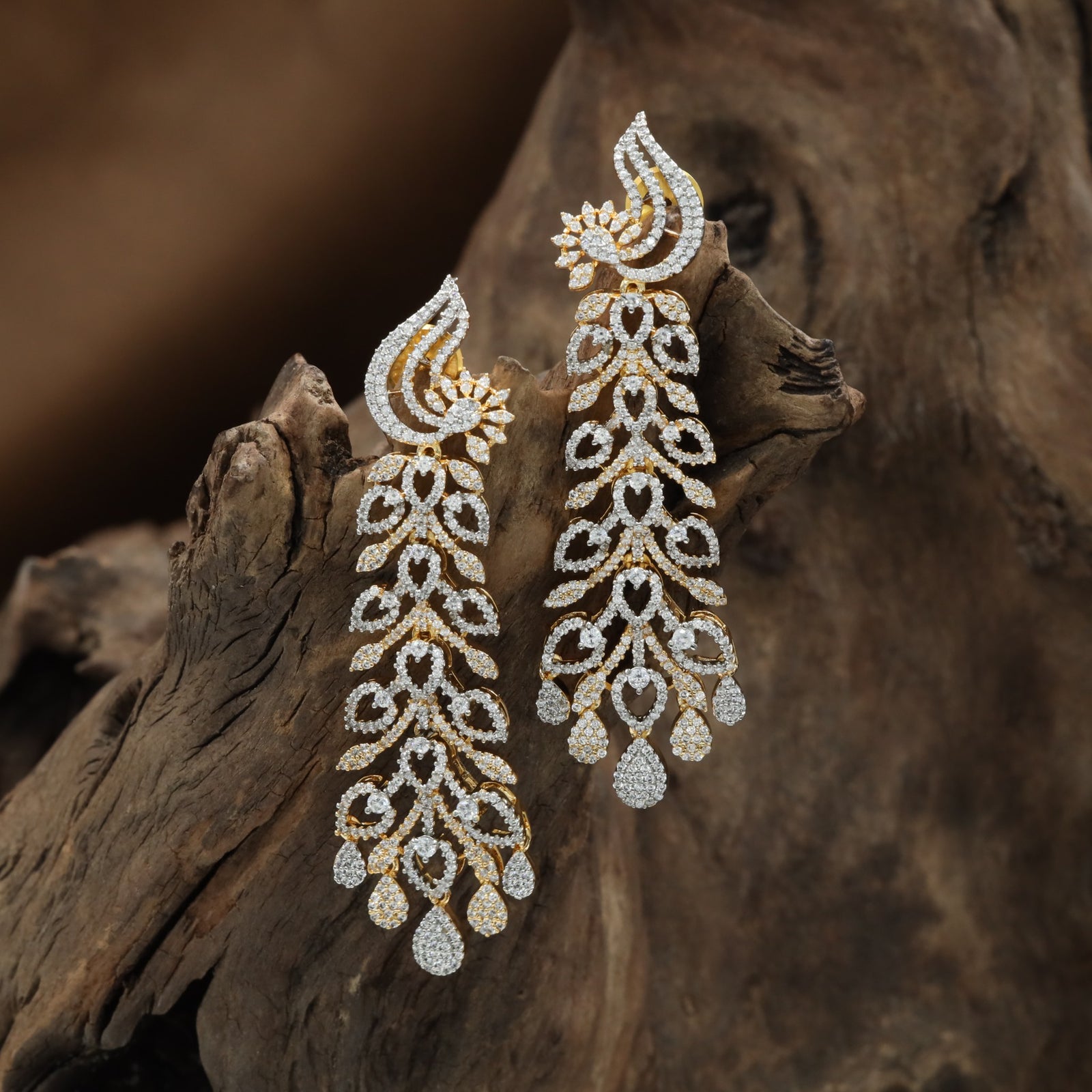 Open Leaf GJ Hanging with Crescent Top Styling and Border Detailing