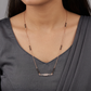 Gold Polish Mangalsutra with Bead Clusters and Slim Bar