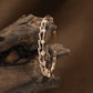 Empress Leaf Kada with Raised Floral Arrangement and Compact Detailing