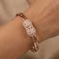 Bezel Cluster Kada with Oval Section Layout and Structured Styling