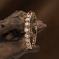 Royal Floral Kada with Structured Connector Pattern and Oval Placement