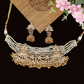 Aurora Fringe Temple Choker with Beads