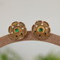 Divya Petal Mandala Stud Earrings with Radiating Filigree Design