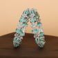 Graceful Connector Motif Bangles with Alternating Oval Settings and Glittering Cluster Links