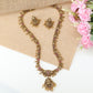 Vaishnavi Devalaya Mala Long Haara with Sculpted Link Rhythm and Bead Fringe