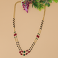 Elegant Double Strand Beaded Chain with Fine Gold Links