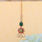 Designer Ethnic Maang Tikka with Oval and Cluster Motif Design