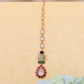Classic Ethnic Maang Tikka with Mixed Shape Stone Arrangement