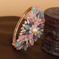 Graceful Botanical Pattern Kada with Pearl Highlight Design