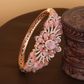Refined Botanical Style Kada with Statement Floral Arrangement