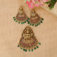 Lakshmi Set with Goddess Figures, Curved Panels and Traditional Fringe Detailing