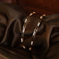 Stylish Twin Strip Bangles with Multi Cluster Stone Detailing
