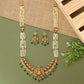 Traditional long haara with Lakshmi centrepiece and repeated ornamental links
