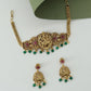 Shiva Parvathi Panel Choker with Oval Center and Drop Hangings