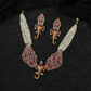 Intricately Crafted Crystal Rose Gold Necklace with Elephant Accents