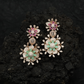 Ornamental Rose Gold Hangings Featuring Two Distinct Floral Elements