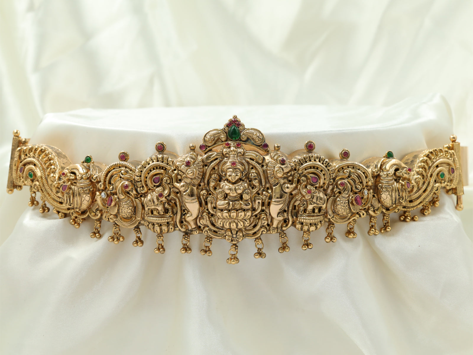 Lakshmi Sculpted Dabu Waist Belt