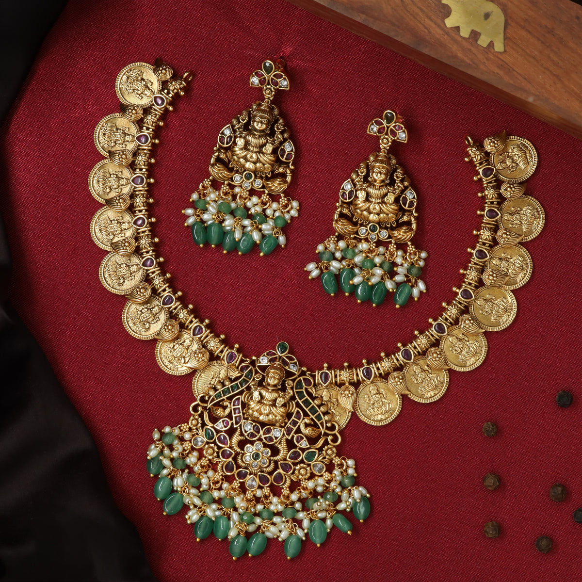 Antique Lakshmi Coin Necklace