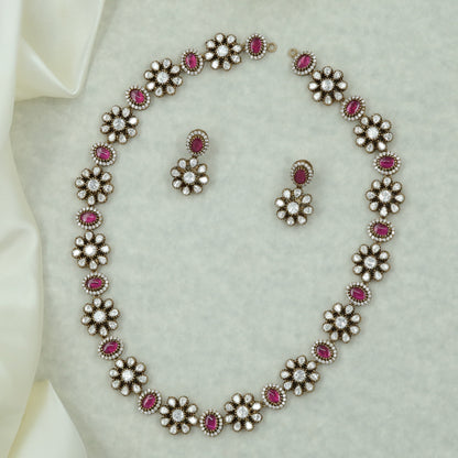 Designer Victorian Long Haara with Floral Detailing