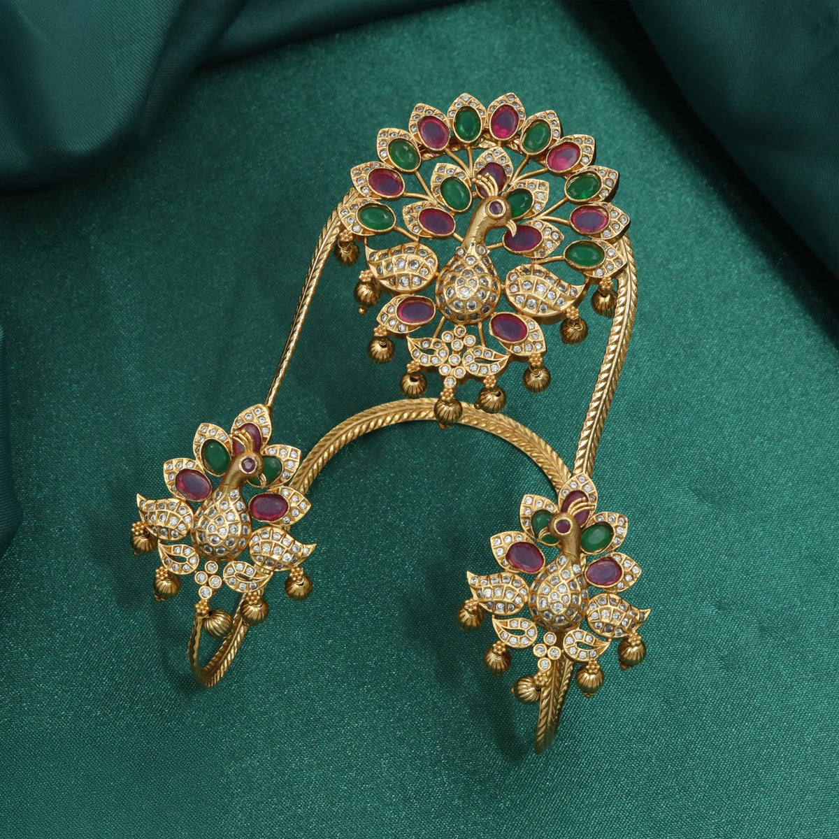 Antique Vanki With Peacock Crest Design