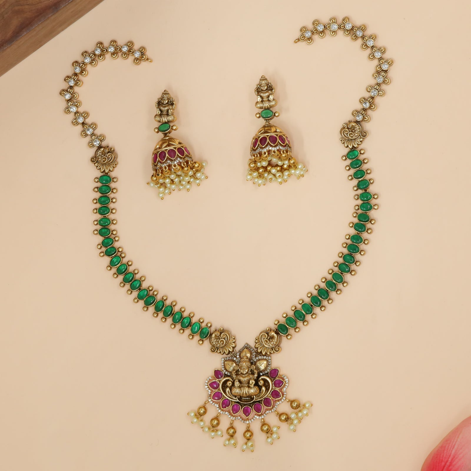 Antique Kamala Lakshmi Long Haara