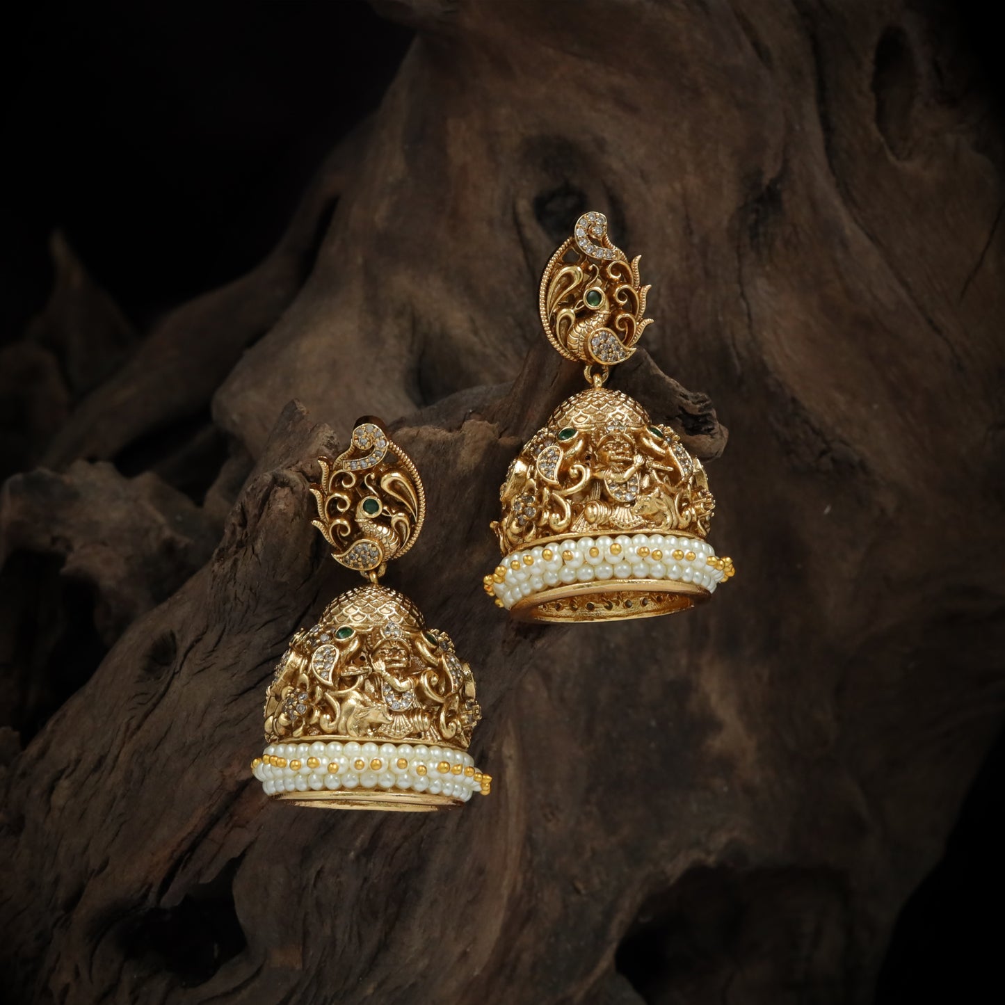 Esha Pearl Jhumkas