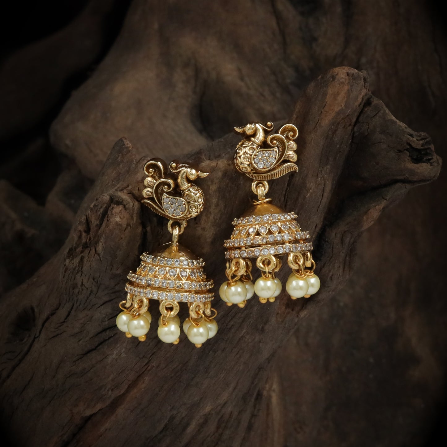 Kavya Pearl Jhumkas
