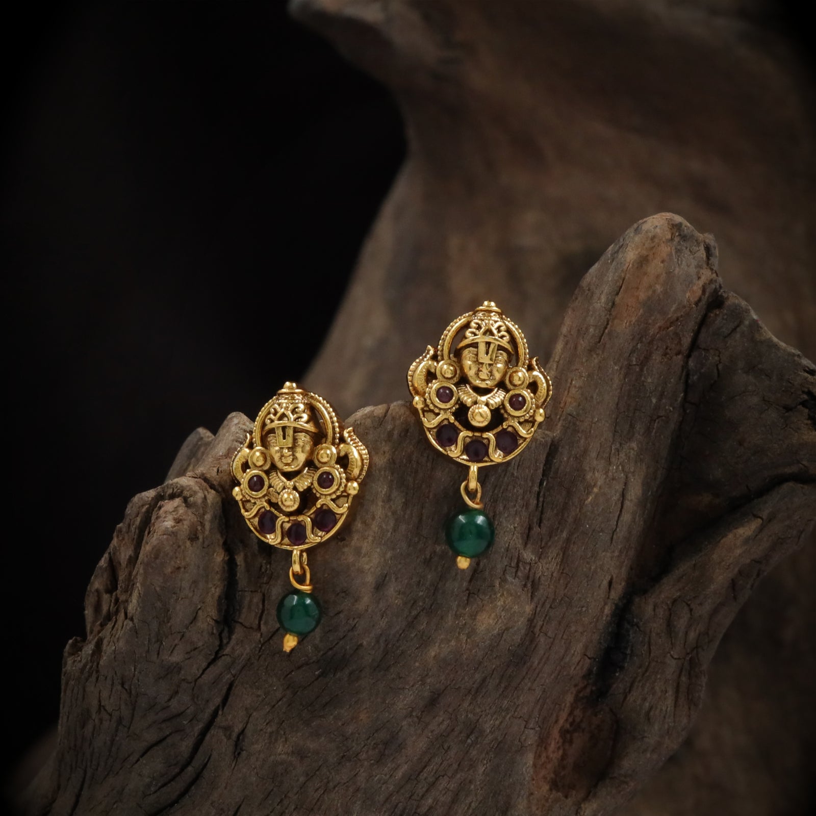 Venkateshwara Stud Earrings