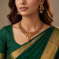 Antique Peacock Motif Necklace Set