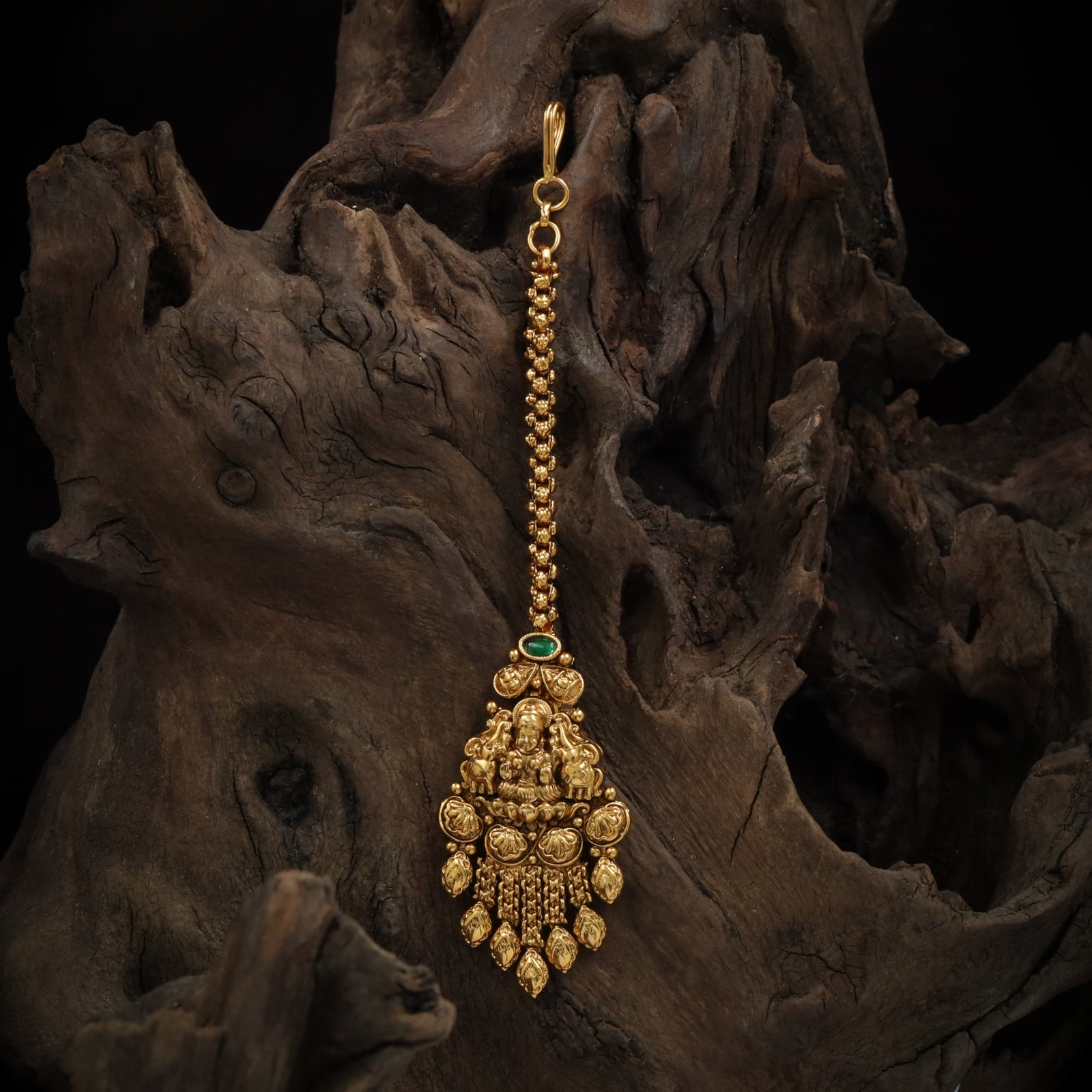 Antique Divine Lakshmi Bridal Tikka