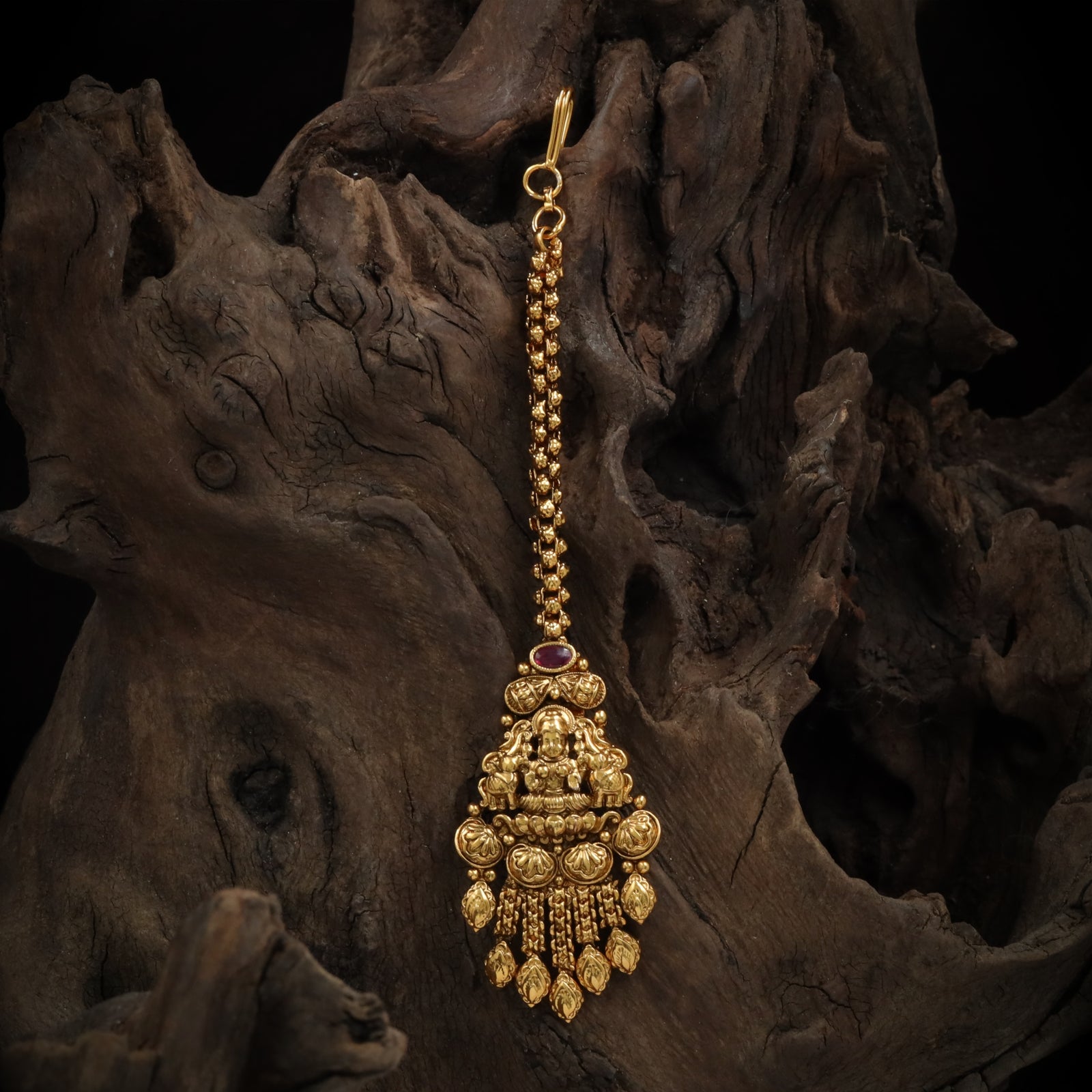 Antique Divine Lakshmi Bridal Tikka