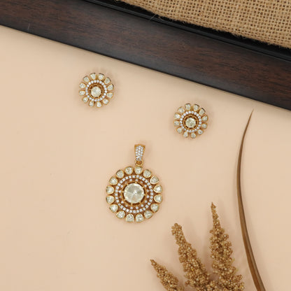 Sunburst Frame Pendant Set