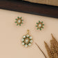 Sunburst Motif Pendant Set