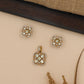 Framed Square Motif Pendant Set